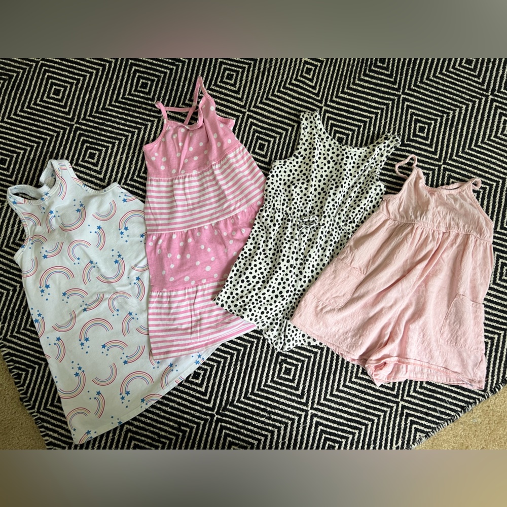 Dresses and rompers
